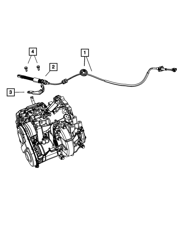 6502832 - 62TE; 6-Speed; Automatic Transaxle: Hex Flange Head Screw for Mopar Image