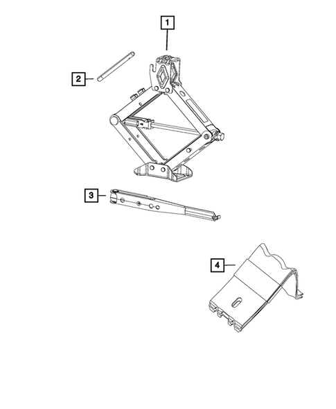 Jack Stowage for 2019 Jeep Cherokee #0