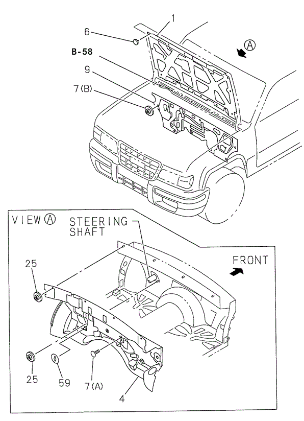 Engine Room Insulator for 1998 Acura SLX #0