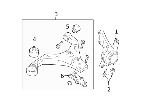 Suspension Components for 2009 Hyundai Tucson #1