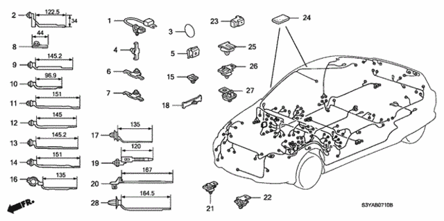 Harness Band - Bracket for 2005 Honda Insight #0