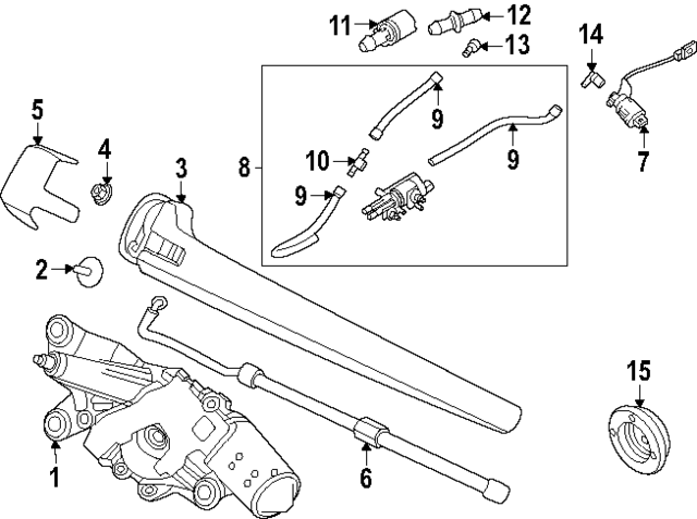 32282892 - Body: Wiper Blade for Volvo: EX90 Image