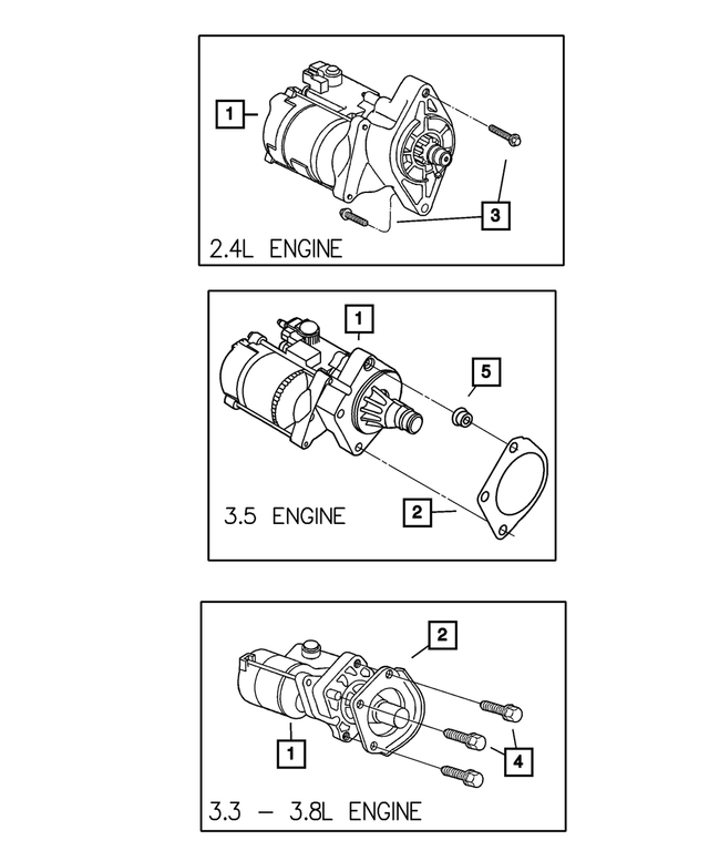 R4686045AD - Electrical: Engine Starter, Remanufactured for Mopar Image image