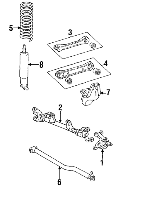 Suspension Components for 1992 Jeep Cherokee #1