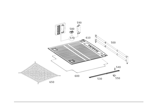 Load Compartment Floor for 2021 Mercedes-Benz E63 AMG S #0