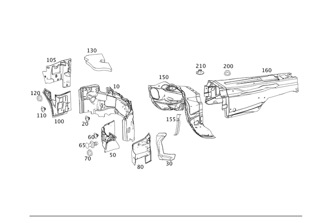 2046828004 - Trim: Damping for Mercedes-Benz Image image