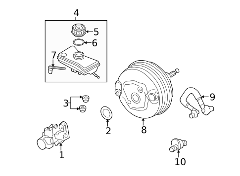 Master Cylinder - Components On Dash Panel for 2006 Audi A4 Quattro #0