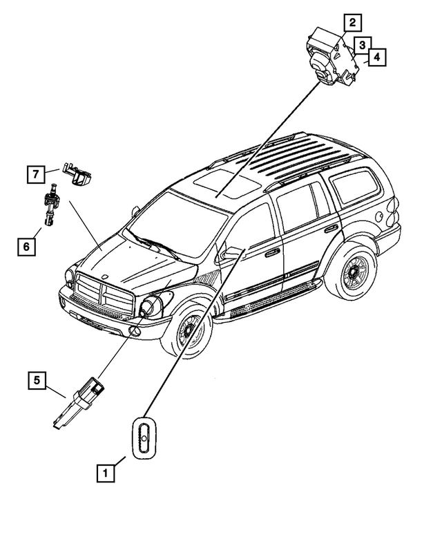 5JF971J3AC - Electrical: Memory Selector Switch for Mopar Image