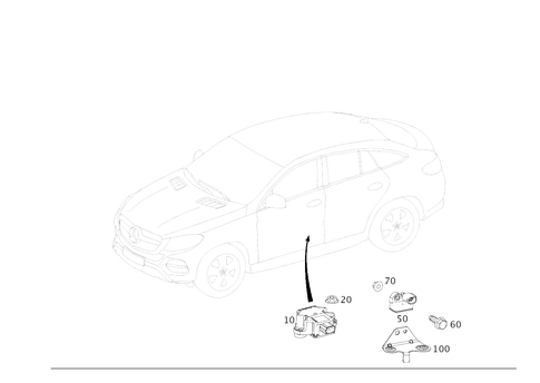 Electronic Stability Program (ESPÄ‚Â‚Ä¹Ë) for 2016 Mercedes-Benz GLE 450 AMG&reg; #0