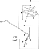 F7CZ5A772AC - Suspension: Stabilizer Bar for Ford: Escort | Mercury: Tracer Image