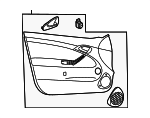 12774647 - : Door Trim Panel for Saab: 9-3 Image