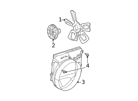 Cooling Fan for 2005 Dodge Ram 3500 #0