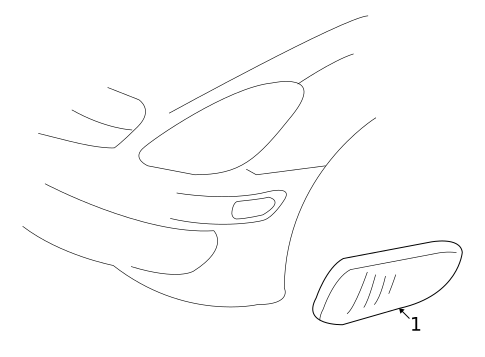 Signal Lamps for 2010 Mercedes-Benz SLK55 AMG #0