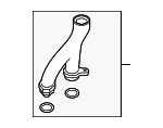 LR092992 - Cooling System: Outlet Pipe for Land-Rover Image