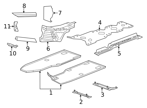 Floor for 2014 Chevrolet Corvette #0