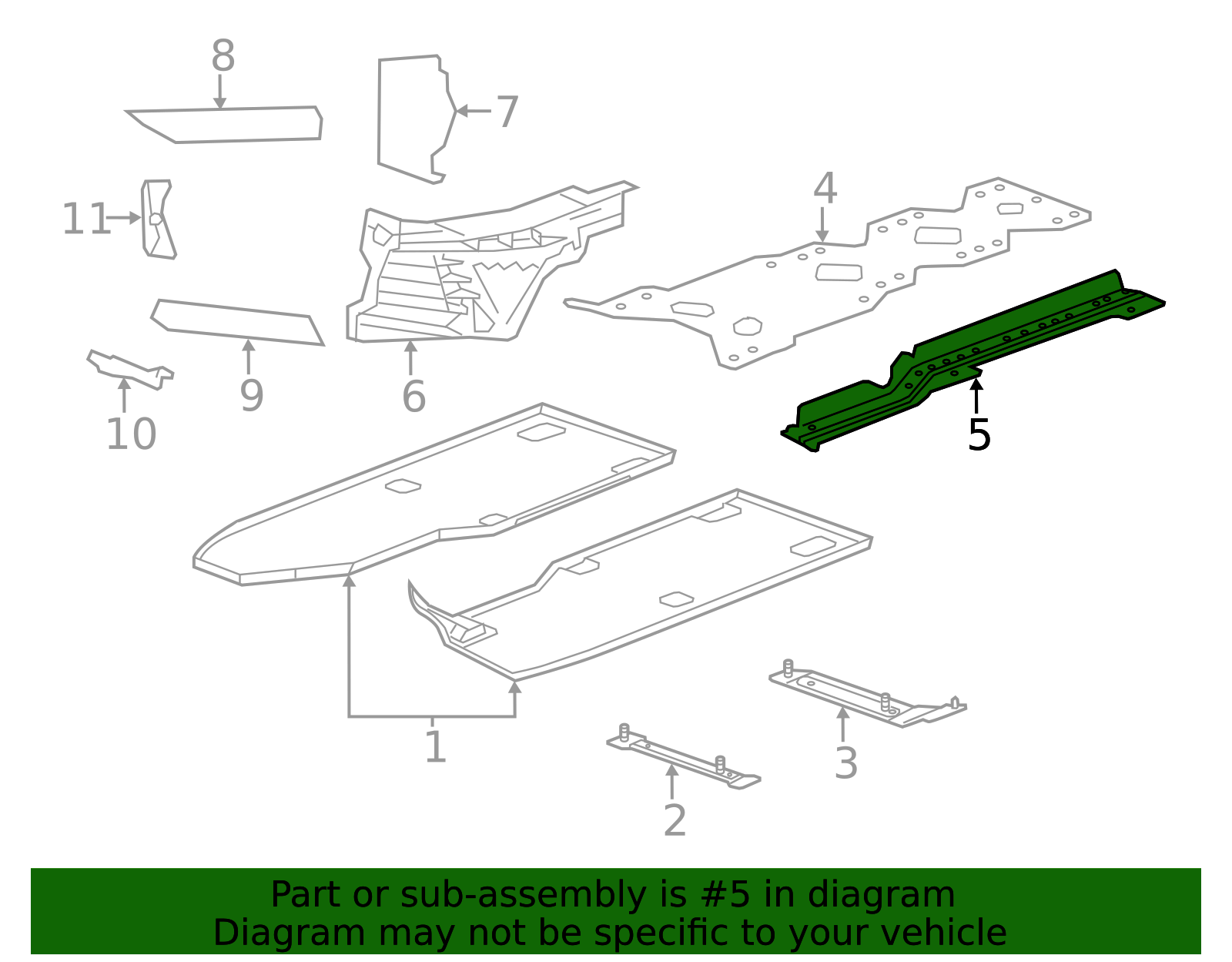 Floor Pan Reinforcement - Chassis Support Bracket | AutoNation Parts