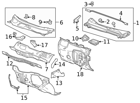 Cowl for 2010 GMC Terrain #0