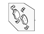 58302AAA60 - Brakes: Brake Pads for Hyundai Image
