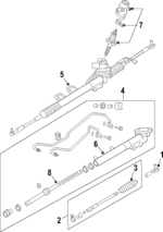 4900MEV10ANW - Steering: Value Advantageâ„¢ RACK AND PINION for Nissan: 350Z Image