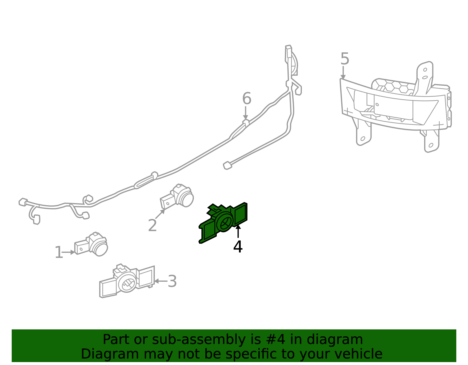 2022-2025 Mitsubishi Park Sensor Retainer 8651A473WB | Mitsubishi