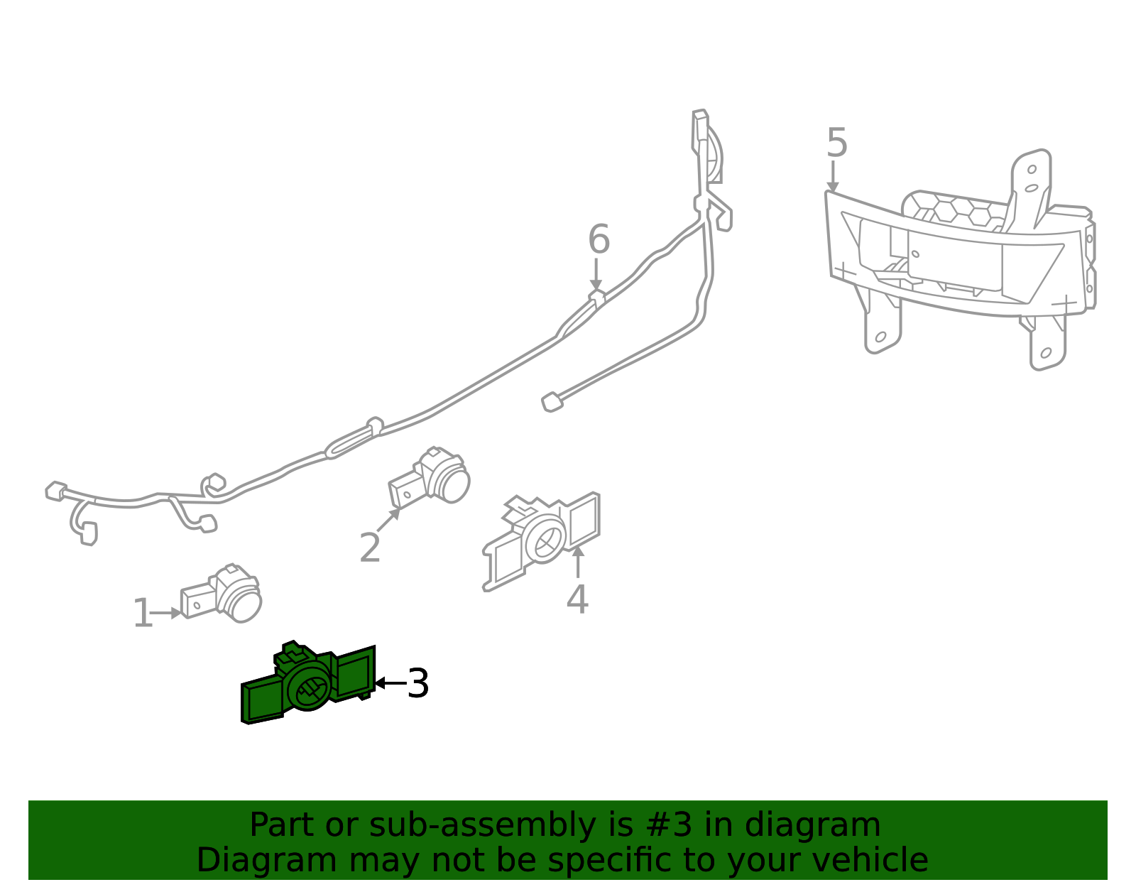 8651A425HA - Park Sensor Retainer 2022-2024 Mitsubishi | Official