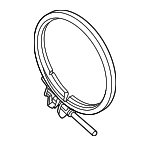 18325A0BF72 - Exhaust: Catalytic Converter Clamp for BMW Image