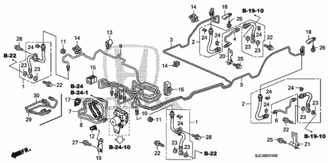 Brake Lines (VSA) for 2007 Honda Ridgeline #0