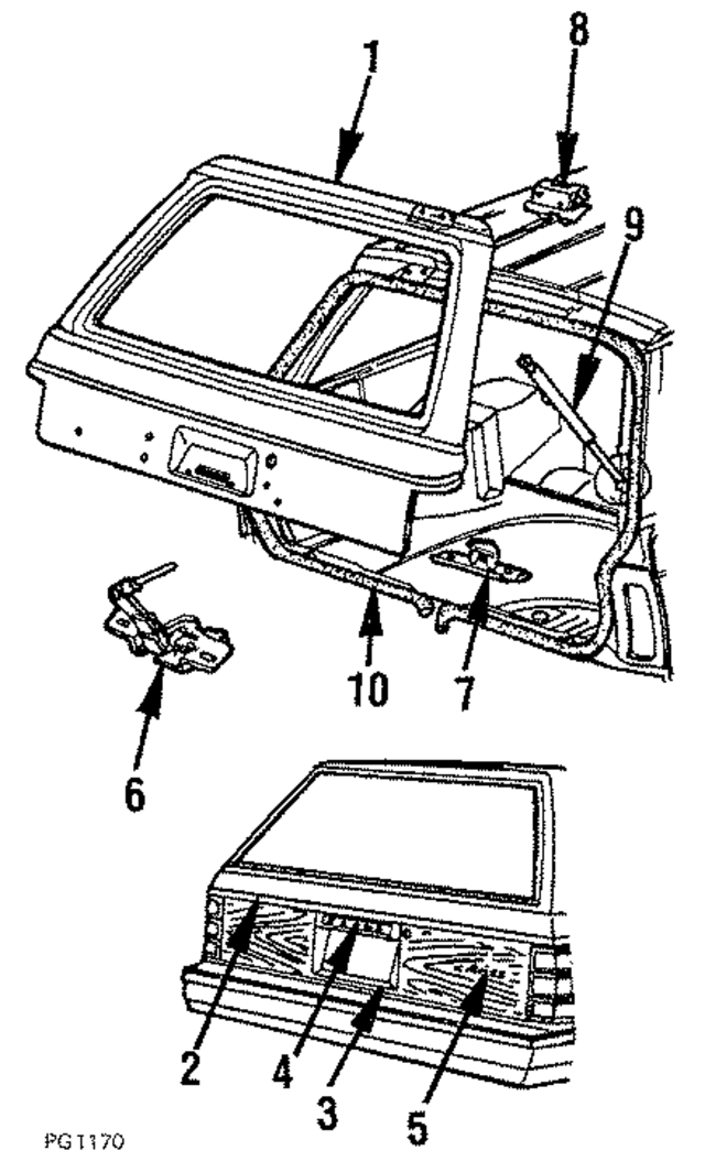 4415390 - Body: Gate for Mopar Image
