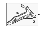 52370S10A12 - Suspension: Trailing Arm for Honda: CR-V Image