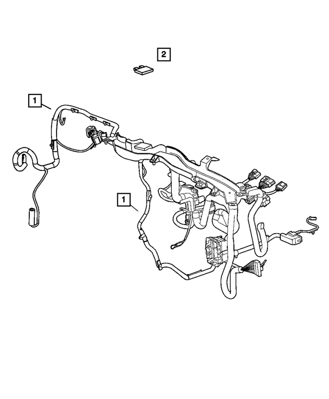 « 4794850AF –  : Panneau D`instruments Cablage pour Mopar Image »