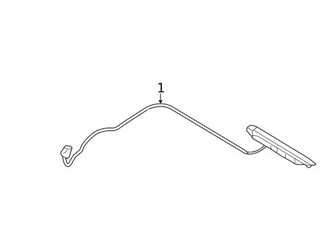 High Mounted Stop Lamp for 2012 Hyundai Genesis #0