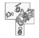 6N145702E - Engine: Turbocharger for Audi Image