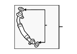 6N145735C - Engine: Oil Return Tube for Audi Image
