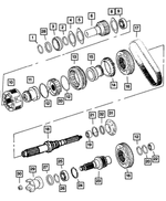 5103488AA - Transfer Case Model 273 [DH3]: Input Gear Bearing for Dodge: Ram 1500, Ram 2500, Ram 3500 | Ram: 2500, 3500 Image