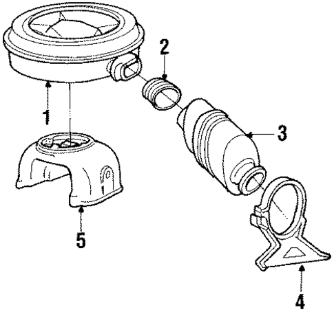 Air Inlet for 1985 Oldsmobile Cutlass Supreme #0
