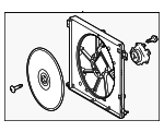 16360F0100 - : Engine Cooling Fan Assembly for Toyota: Grand Highlander, Highlander Image