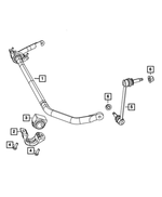 V4782952AD - Front Suspension: Stabilizer Bar Link, Value Line for Chrysler: 300 | Dodge: Challenger, Charger, Magnum Image