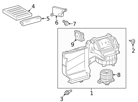 Blower Motor & Fan for 2014 Toyota Tundra #0