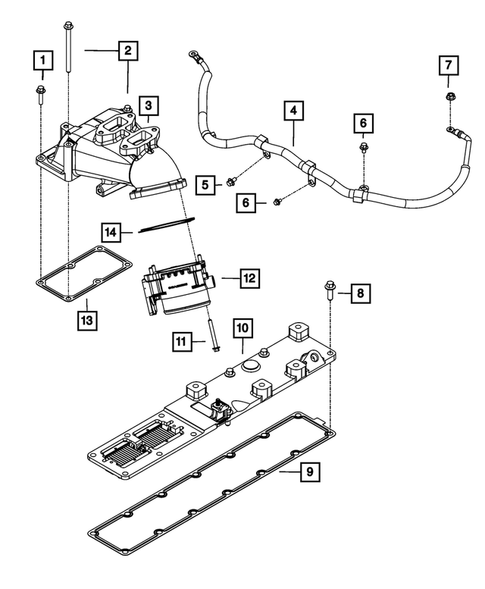 Manifolds and Vacuum Fittings for 2018 Ram 3500 #2