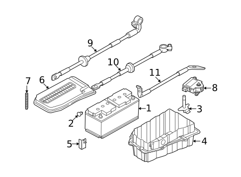 Battery for 2008 Audi Q7 #0