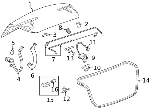 Lid & Components for 2014 Buick Verano #0