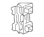 99720106300 - Body: Fuel Door Hinge for Porsche: 911, Boxster, Cayman Image