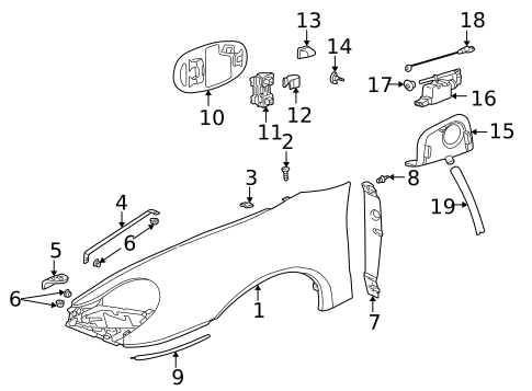 Fender & Components for 2004 Porsche 911 #0