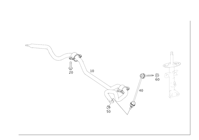 2223230265 - Springs, Suspension and Hydraulics: Torsion Bar for Mercedes-Benz: Maybach S550, Maybach S560, Maybach S600, Maybach S650, S450, S550, S550e, S560, S600, S63 AMG, S65 AMG Image image