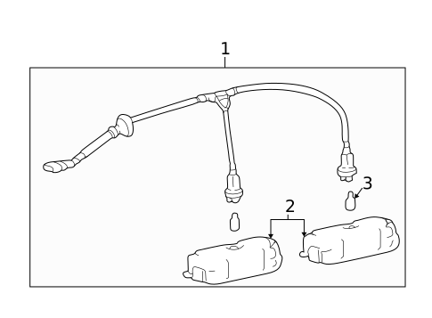 License Lamps for 2001 Hyundai XG300 #0