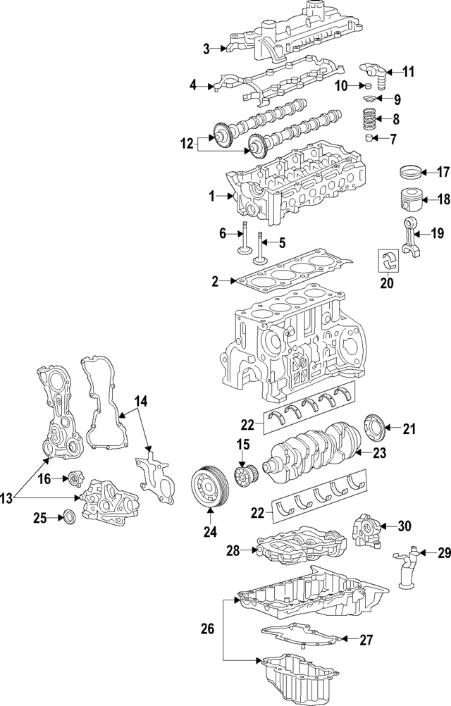 24590781 - Engine: Cylinder Head for GM Image