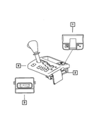 52124693AH - NV245; Transfer Case: Shifter Housing And Lever for Mopar Image