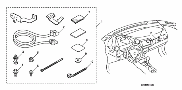 XM Satellite Radio Attachment for 2013 Honda Insight #0