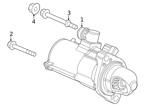 Starter & Related Components for 2025 Acura ADX #0