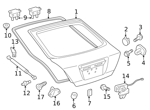Gate & Hardware for 2013 Scion tC #0
